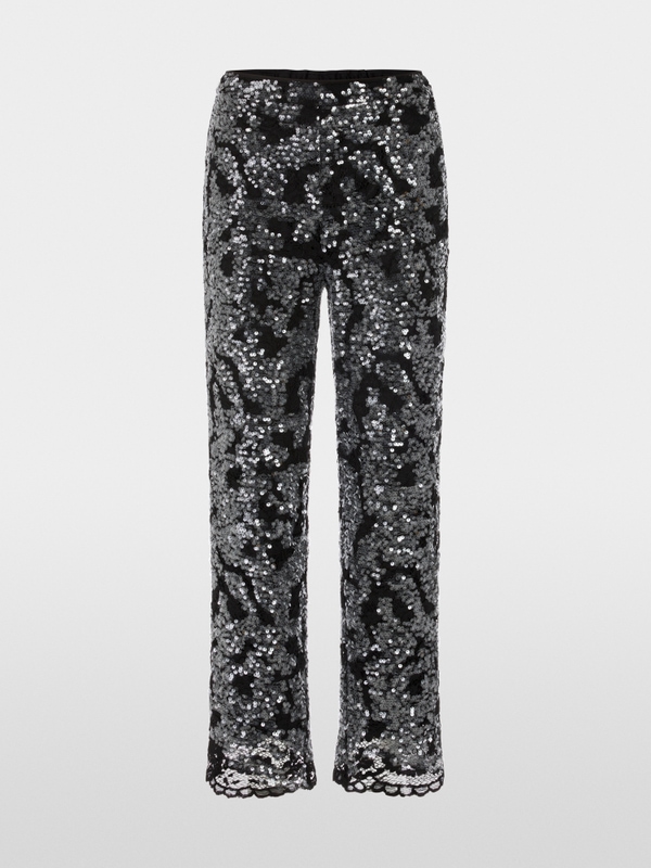 Broek FRIA met pailletten en kant