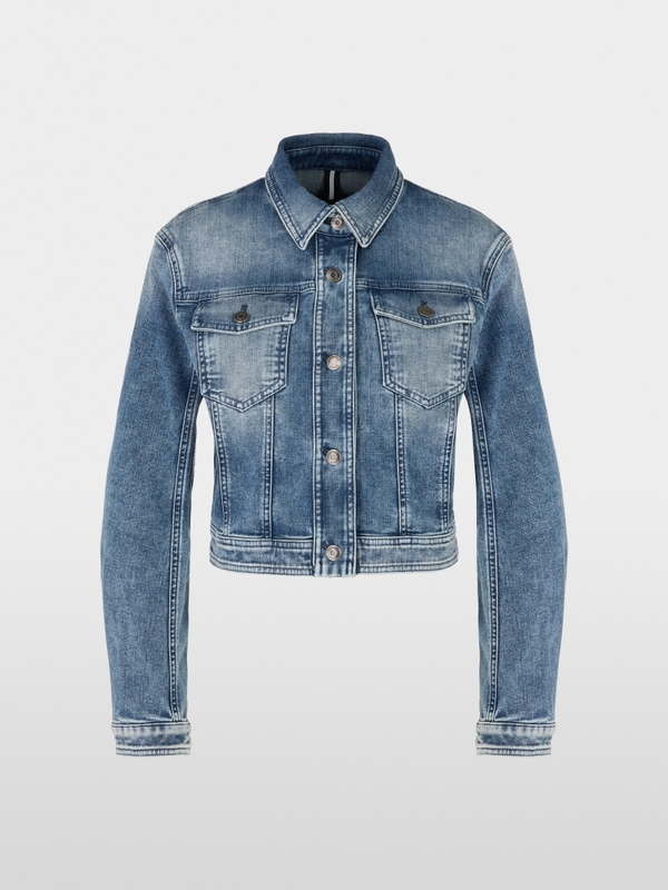 Kurze Jeansjacke "Rethink Together"