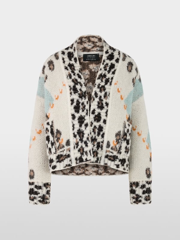 Cardigan ouvert – « Knitted in Germany »