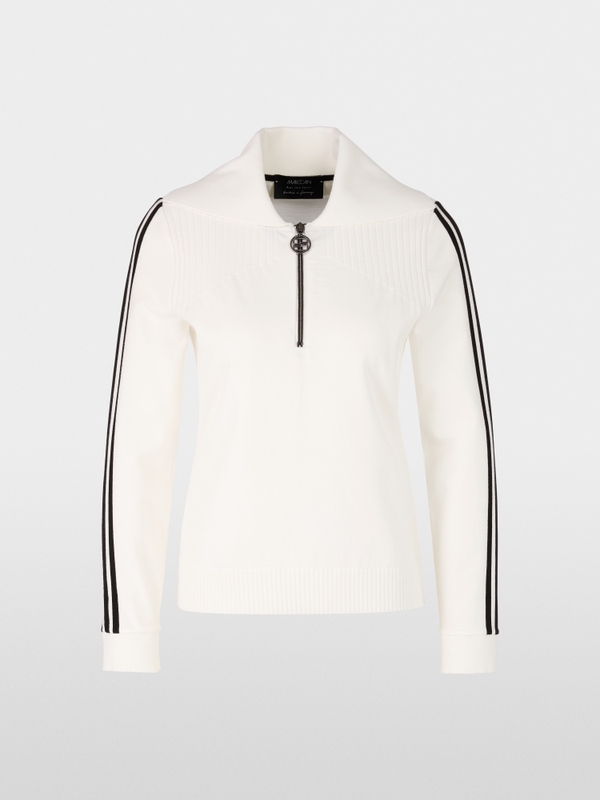 Pull à demi-zip tricoté en Allemagne