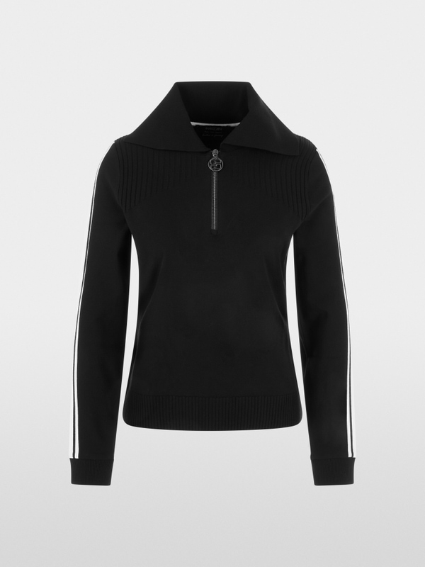 Pull à demi-zip tricoté en Allemagne