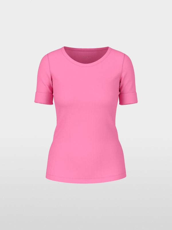 Basic shirt van stretchkatoen