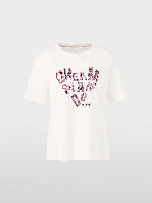 T-shirt en coton avec imprimé