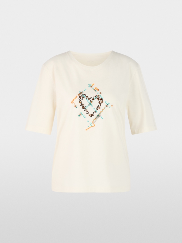 T-shirt met korte mouwen en print