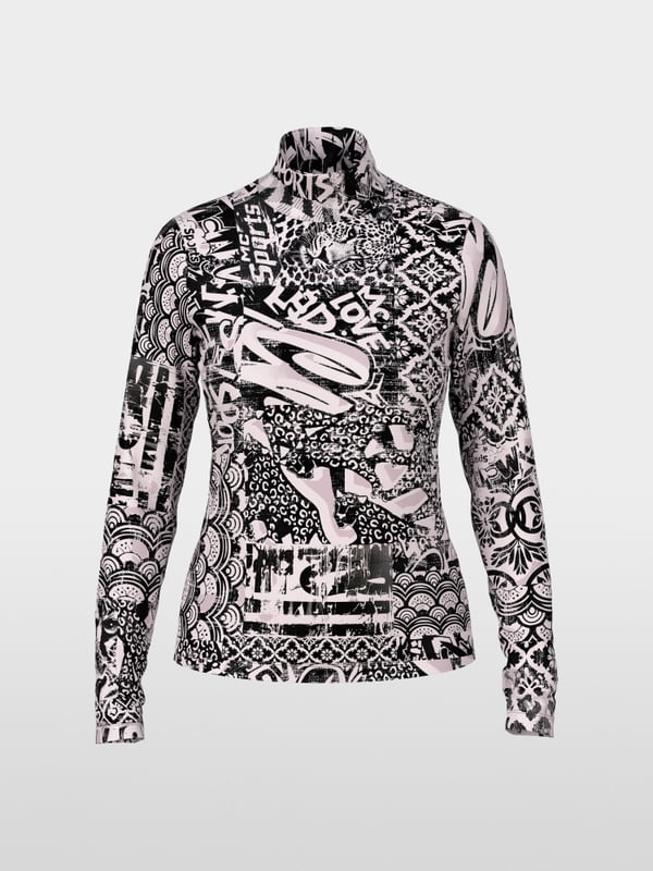 Langarmshirt mit Turtleneck