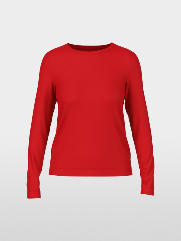 Classic plain long-sleeved shirt