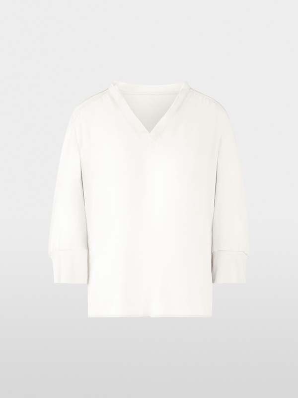 Blusenshirt aus Materialmix