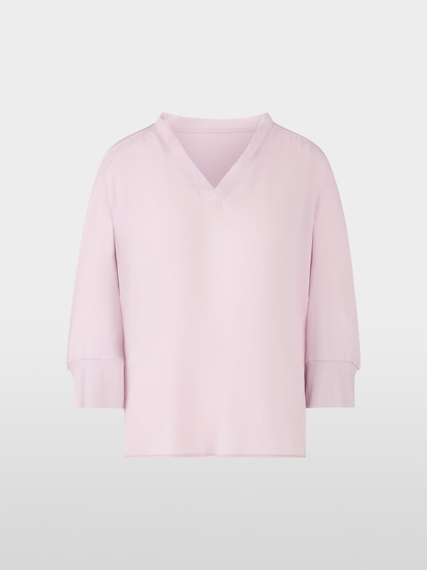 Blusenshirt aus Materialmix