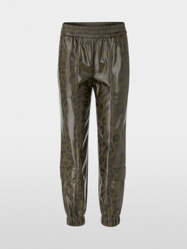 Pantalon en similicuir léopard ROYE