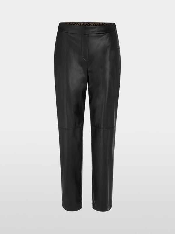 RANCHI faux leather trousers