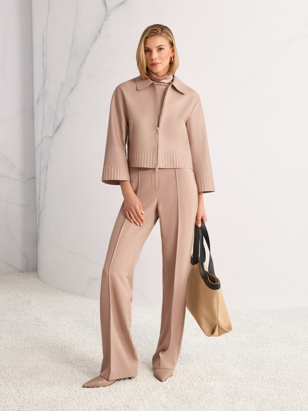 ‘Rethink Together’ lamb nappa  jacket