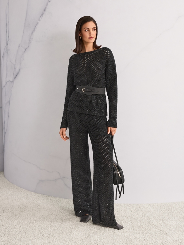 Pull en maille « Knitted in Germany »