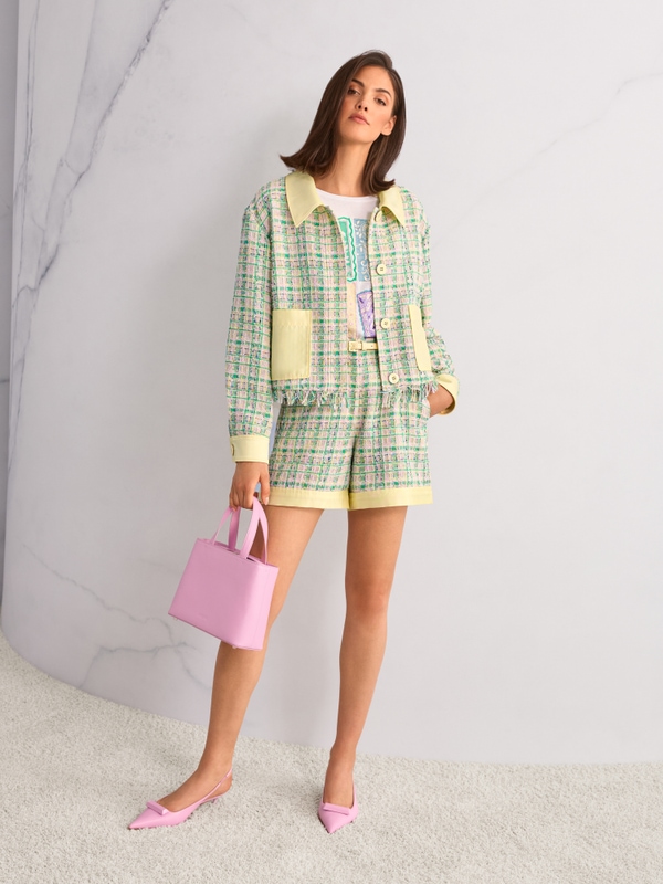 Embellished cotton shirt