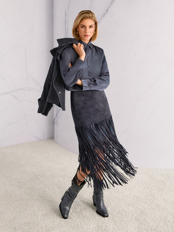 Klassische Bluse "Rethink Together"