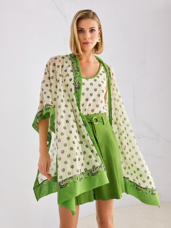 ‘Knitted in Germany’ printed top