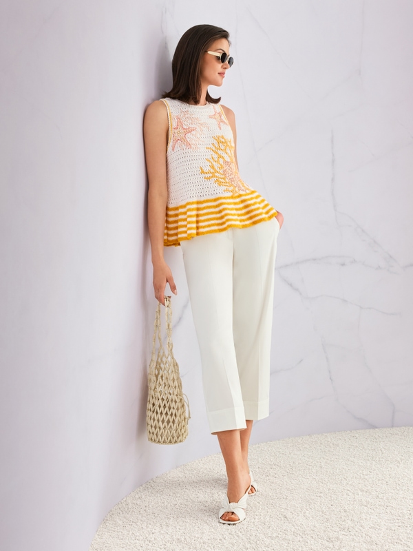 RENTON cotton blend trousers