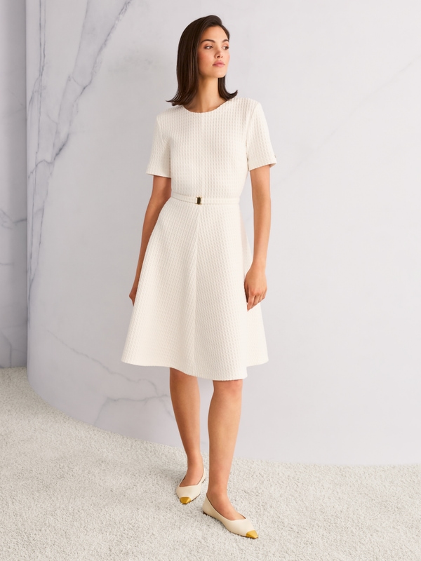 Leather ballerina flats