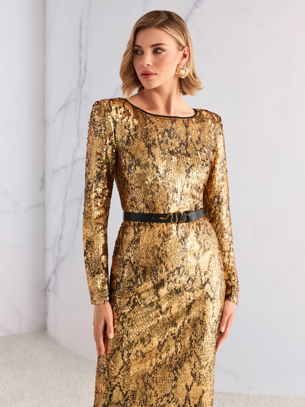 Ledergürtel mit Schlange