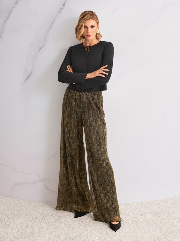 Snake brooch in gold look