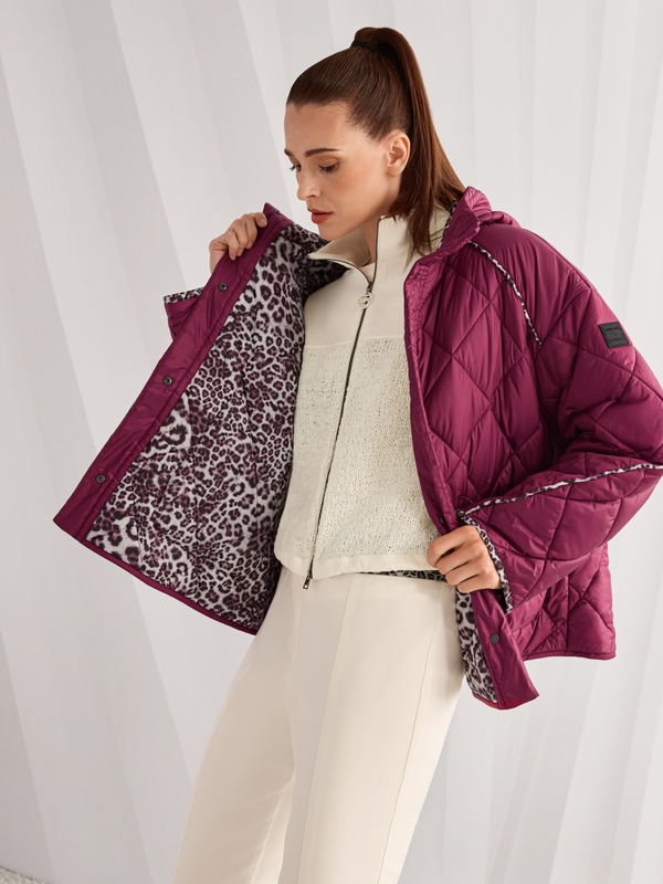 ‘Rethink Together’ quilted jacket