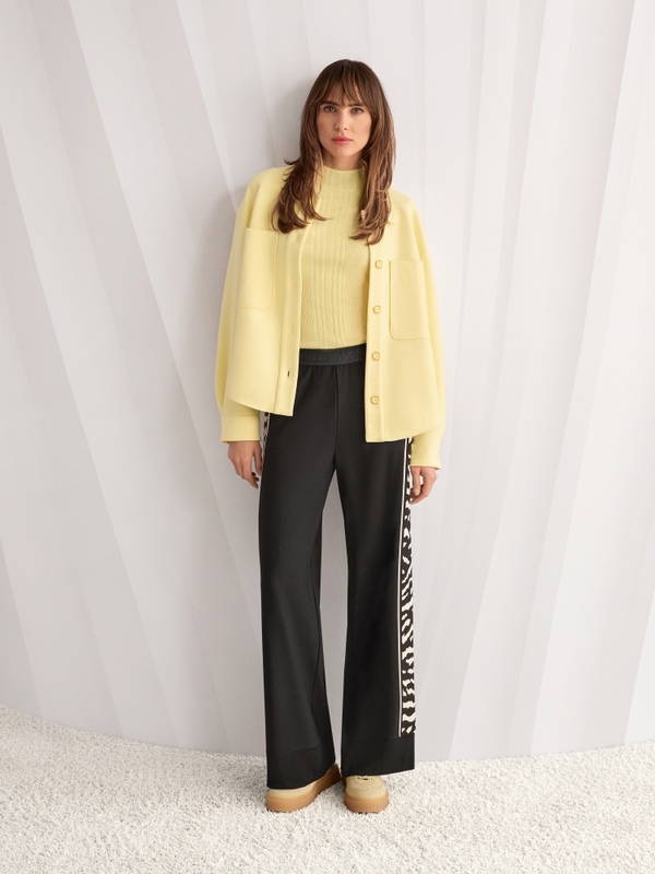 Pull en maille côtelée « Rethink Together »