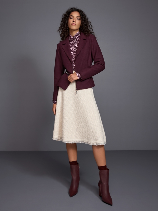 ‘Knitted in Germany’ fitted blazer