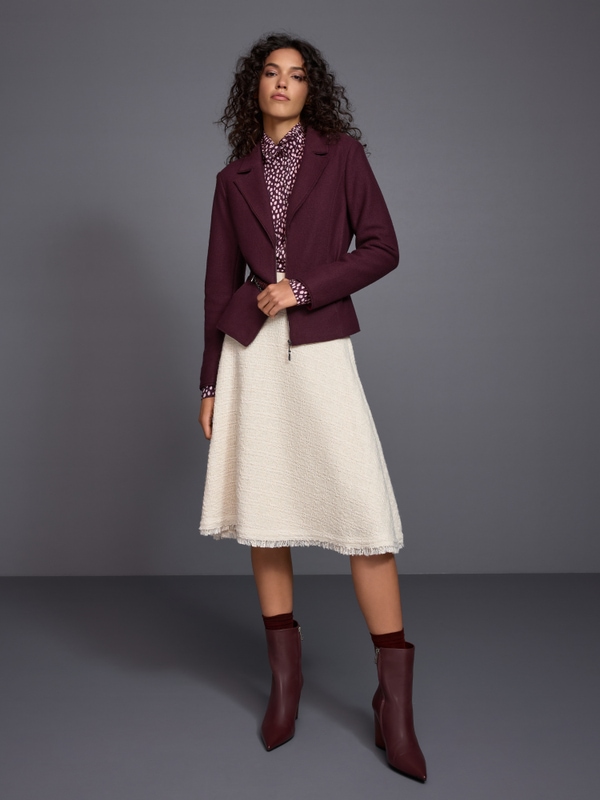 Jupe en tweed