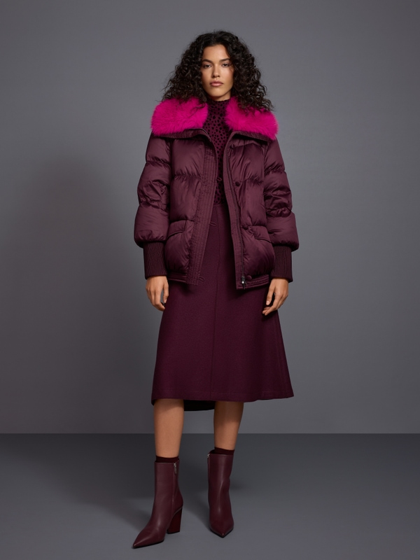 ‘Knitted in Germany’ boiled wool skirt
