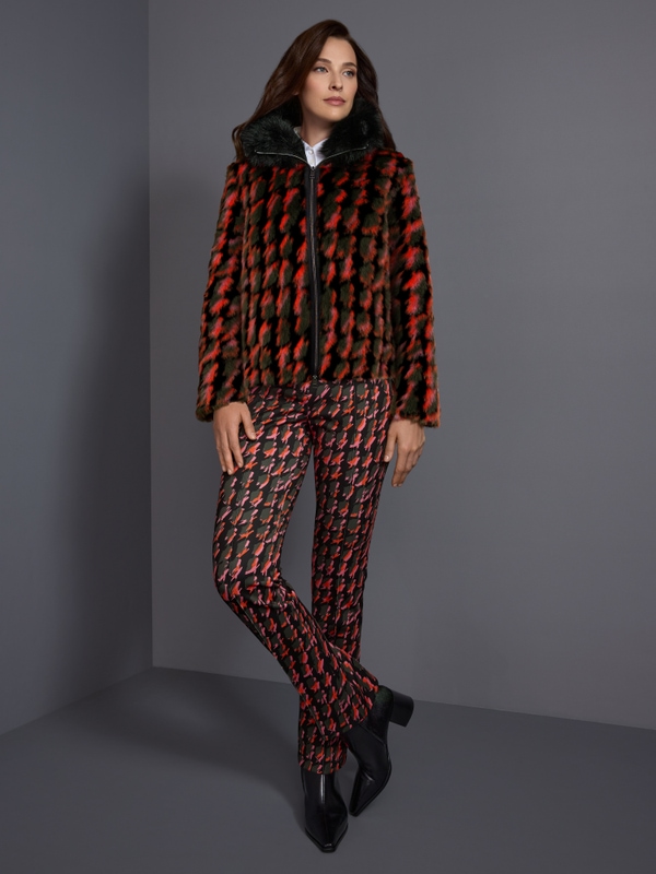 FREDERICA scuba jersey trousers