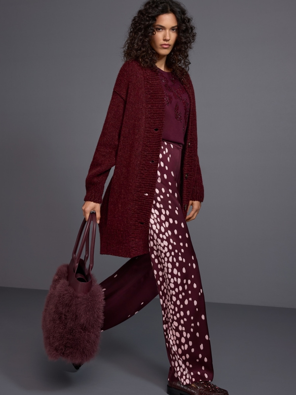 WARRI flowing trousers with polka dots