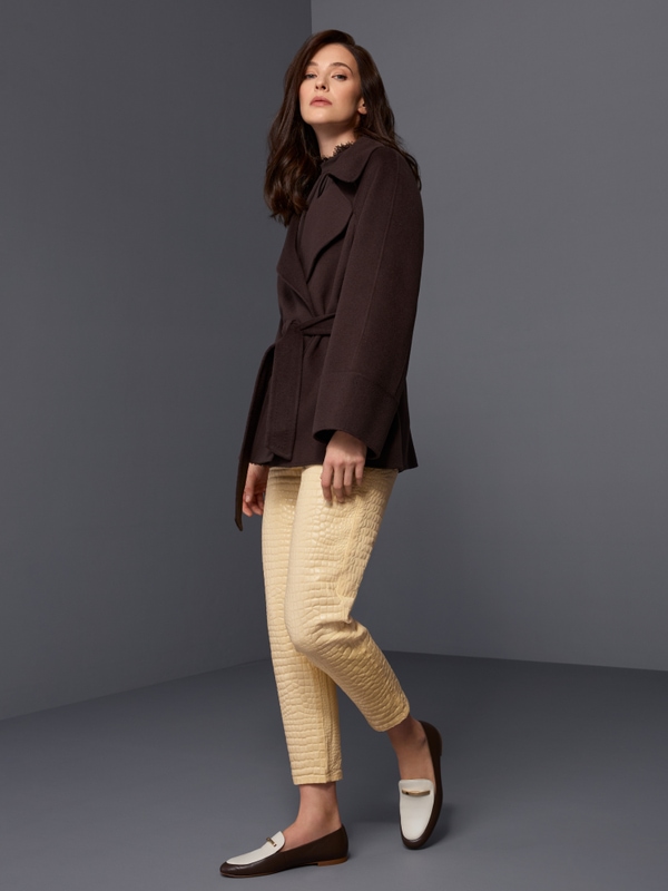 FEURA crocodile effect jeans