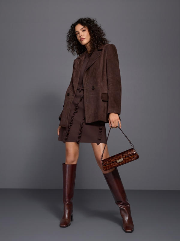 Tubo boots in smooth leather