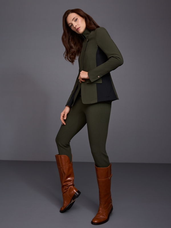 Leather riding boots