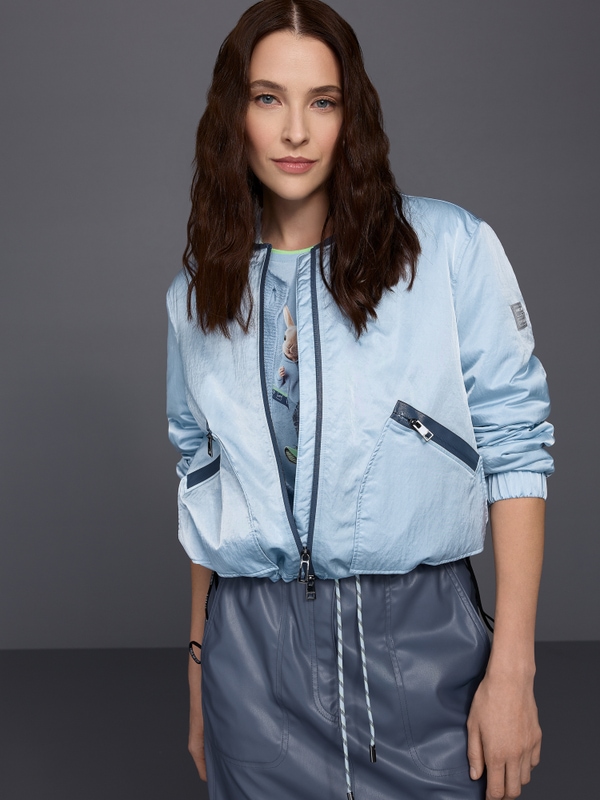 Padded bomber jacket