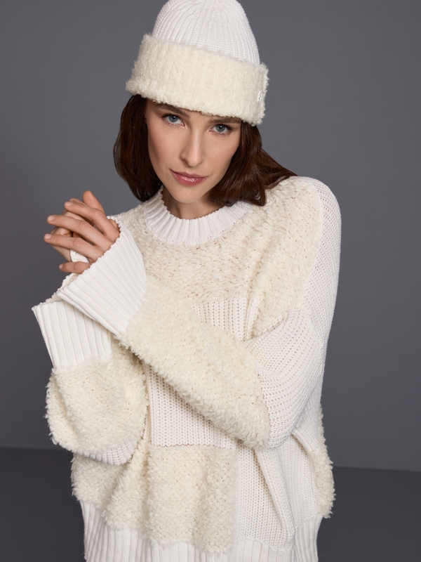 ‘Knitted in Germany’ wool blend jumper