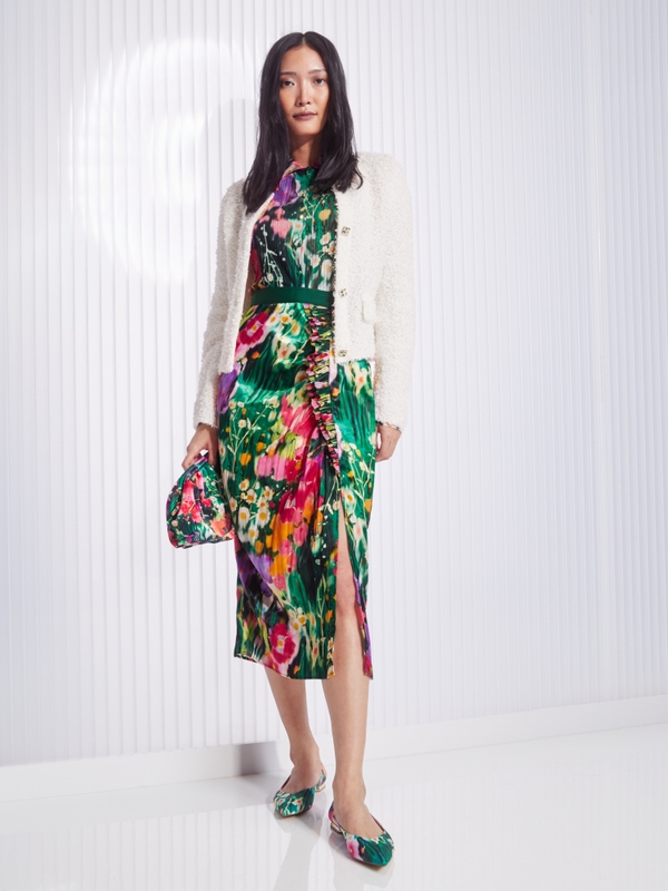 Blouse met bloemenprint