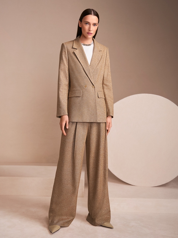 Blazer luxueux à effet pailleté
