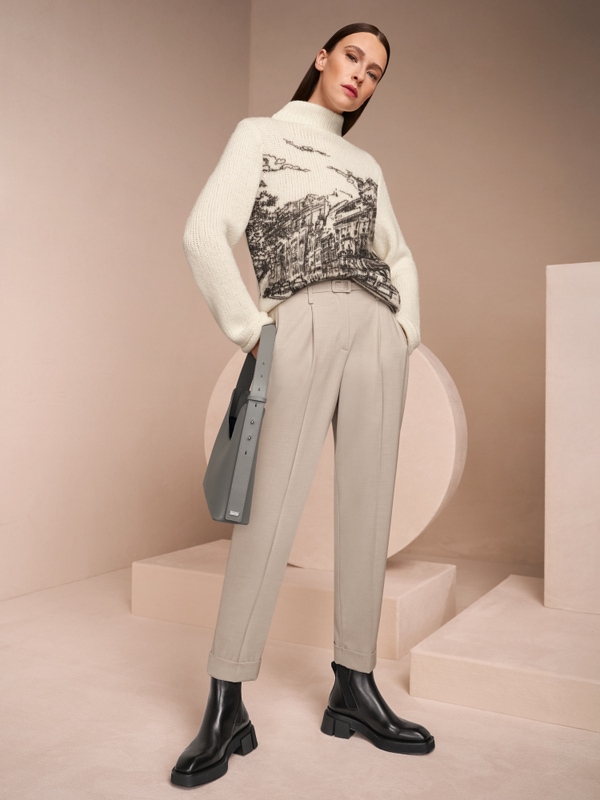 Hose FAQUS mit High Waist