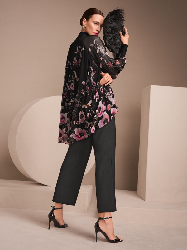 High-Waist Stoffhose FÉS