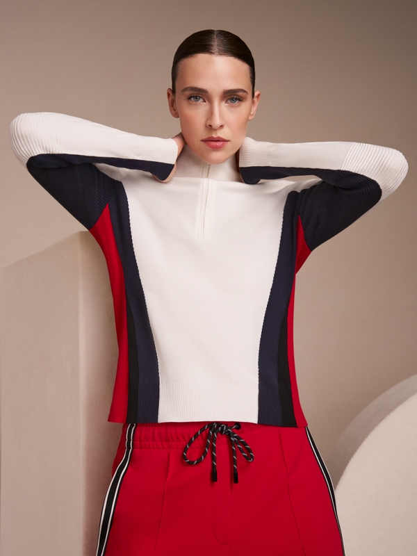 Gebreide trui van jersey “Rethink Together”