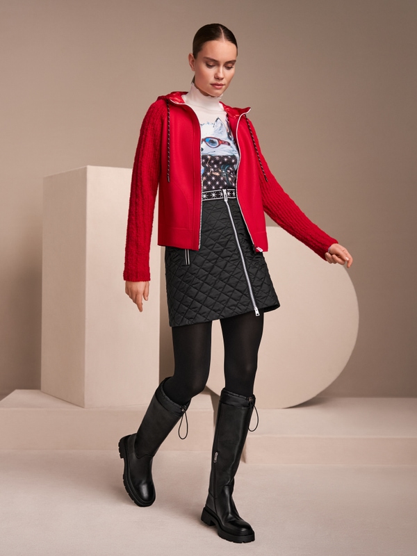 Mini-jupe matelassée « Rethink Together »