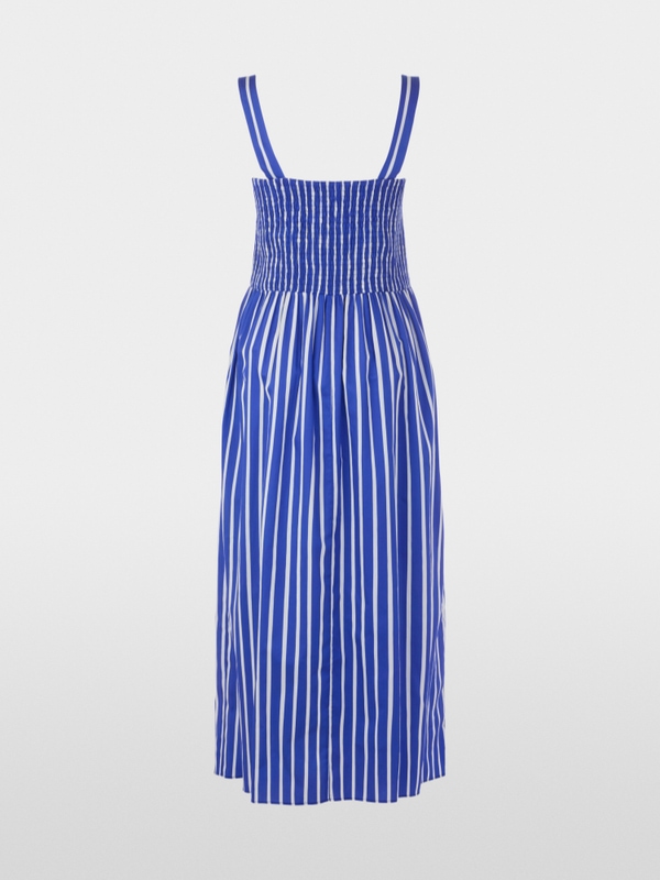 Maxi dress with smocked top