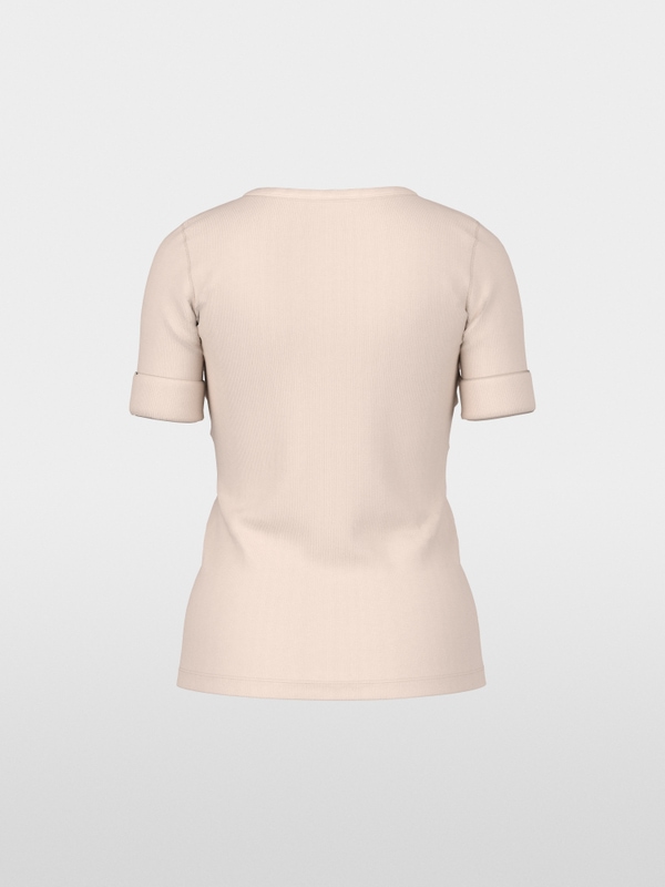 Slim-fit T-shirt with 3/4 sleeves