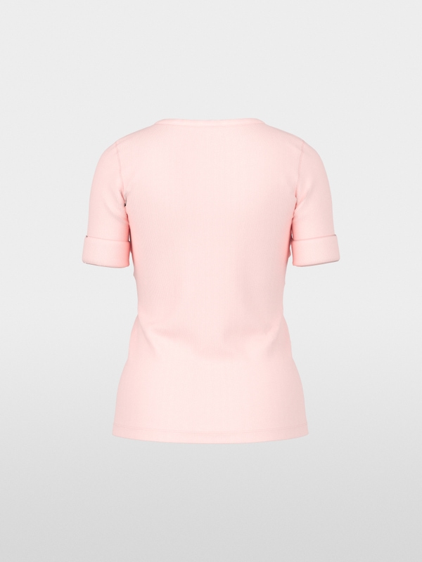 Slim-fit T-shirt with 3/4 sleeves