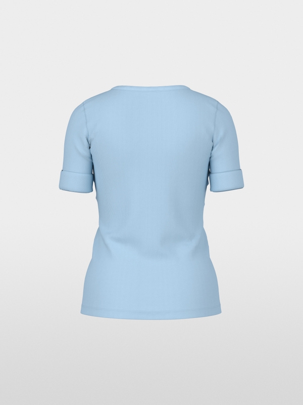 Schmal geschnittenes T-Shirt mit 3/4-Arm