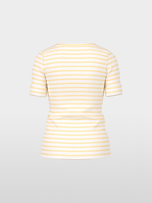 Striped T-shirt made of cotton rib