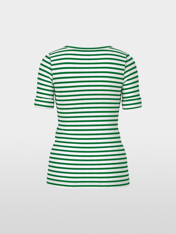 Striped T-shirt made of cotton rib
