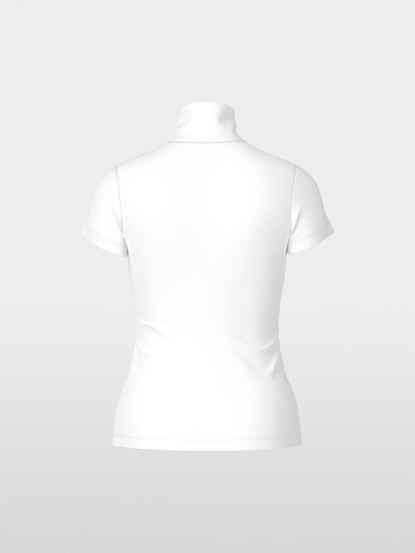 Plain T-shirt with short sleeves