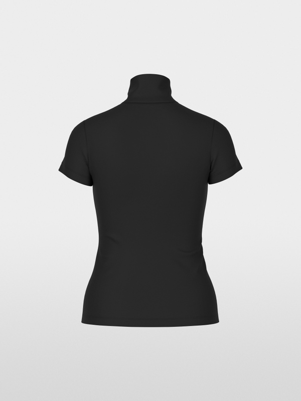 Plain T-shirt with short sleeves