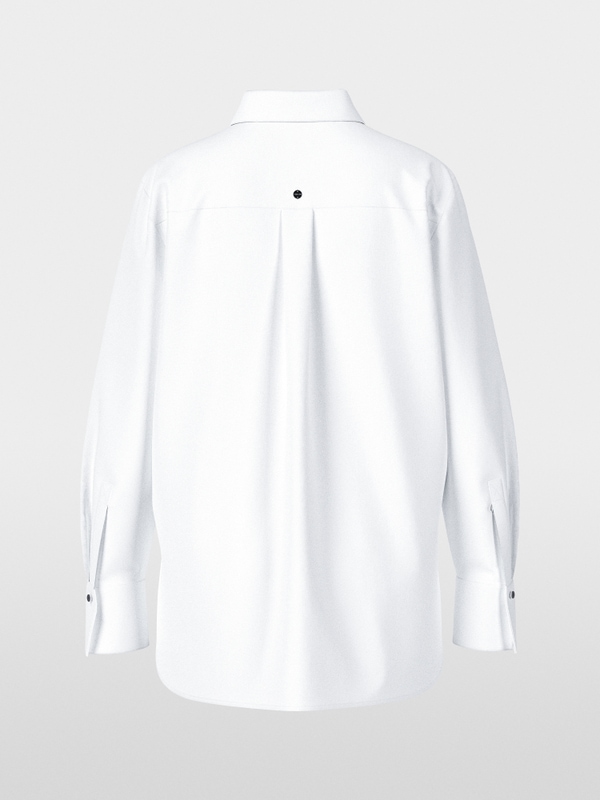 Plain and with glitter - blouse in shirt style